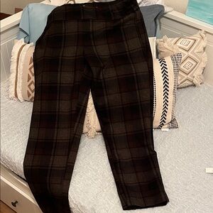 Zac & Rachel Men's Dark Plaid Dress Pants